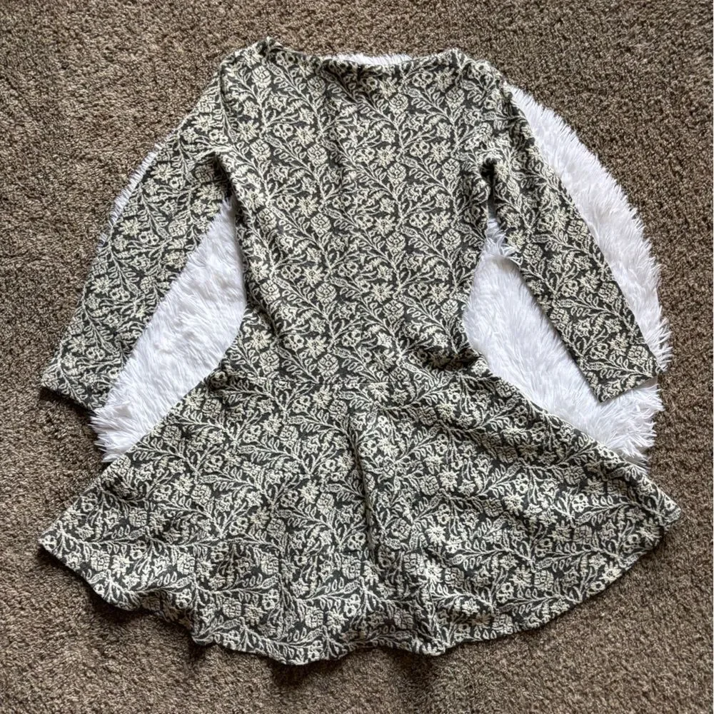 Zara Woman Dress Wool Blend Long Sleeve Womens Size XS‎